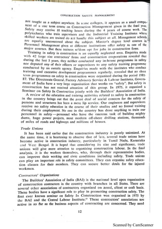 construction management and safety notes | PDF