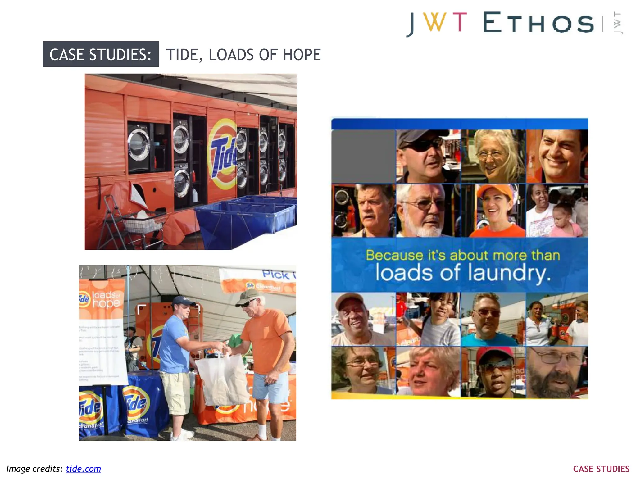 CASE STUDIES: TIDE, LOADS OF HOPE




Image credits: tide.com                       CASE STUDIES
 