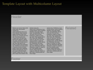 CSS3 Layout in action: Basic Grid (1)
 
