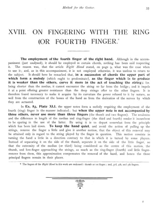 Method for the Guitar