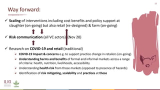 Food safety performance in animal-source food value chains