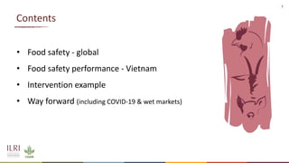 Food safety performance in animal-source food value chains