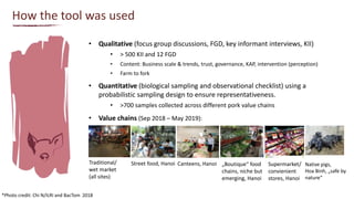 Food safety performance in animal-source food value chains