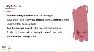 Food safety performance in animal-source food value chains