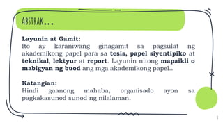 FILIPINO SA PILING LARANG | PPTX