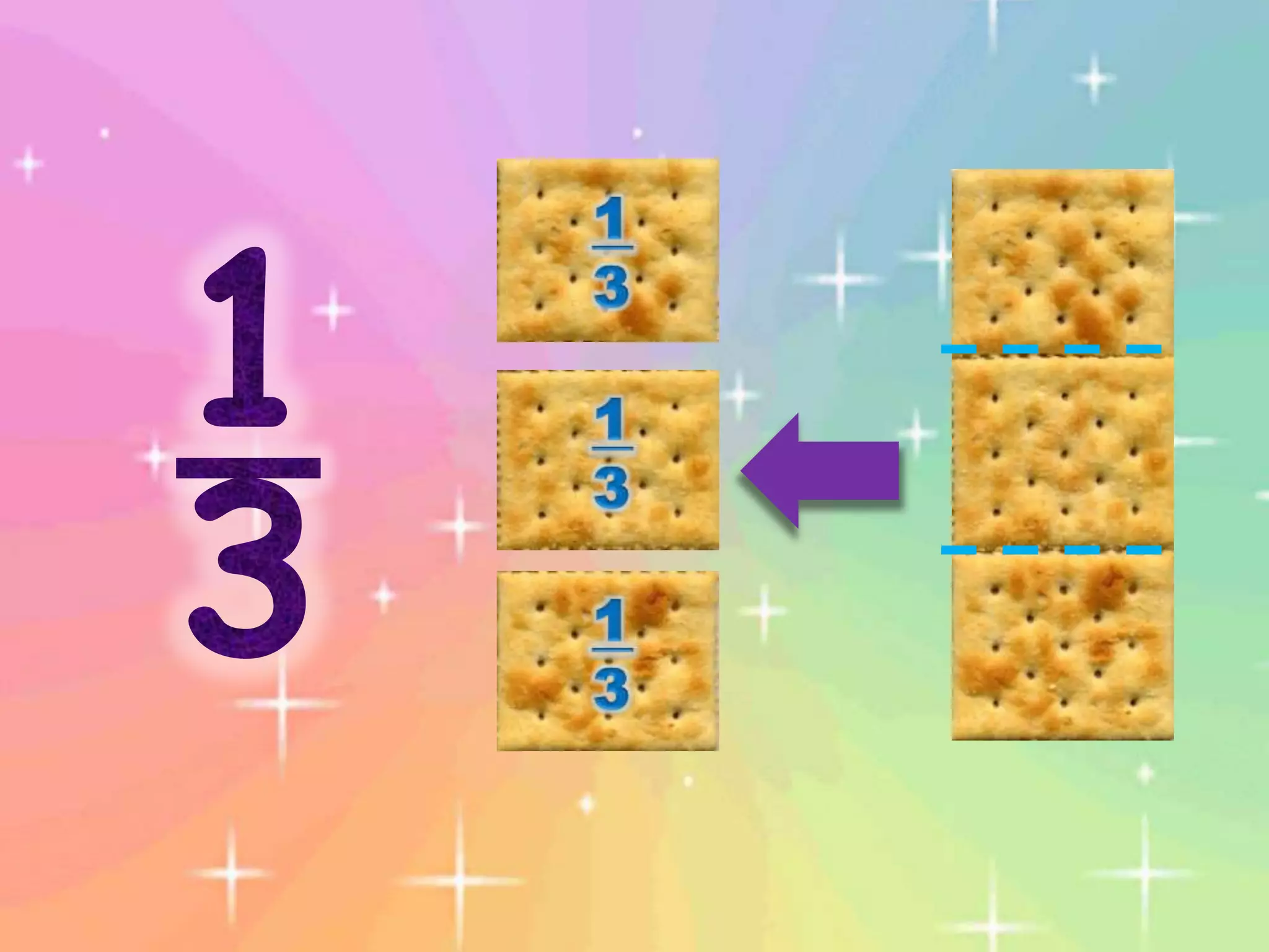 fractions: 1 whole, 1/2, 1/3 and 1/4 | PPTX
