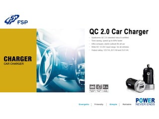 FSP QC2.0 Car Charger 