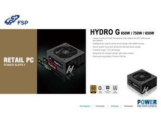 FSP Retail PC PSU : HYDRO G Series