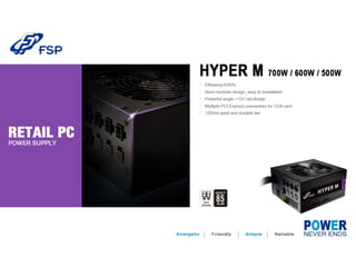 FSP Retail PC PSU : HYPER M Series