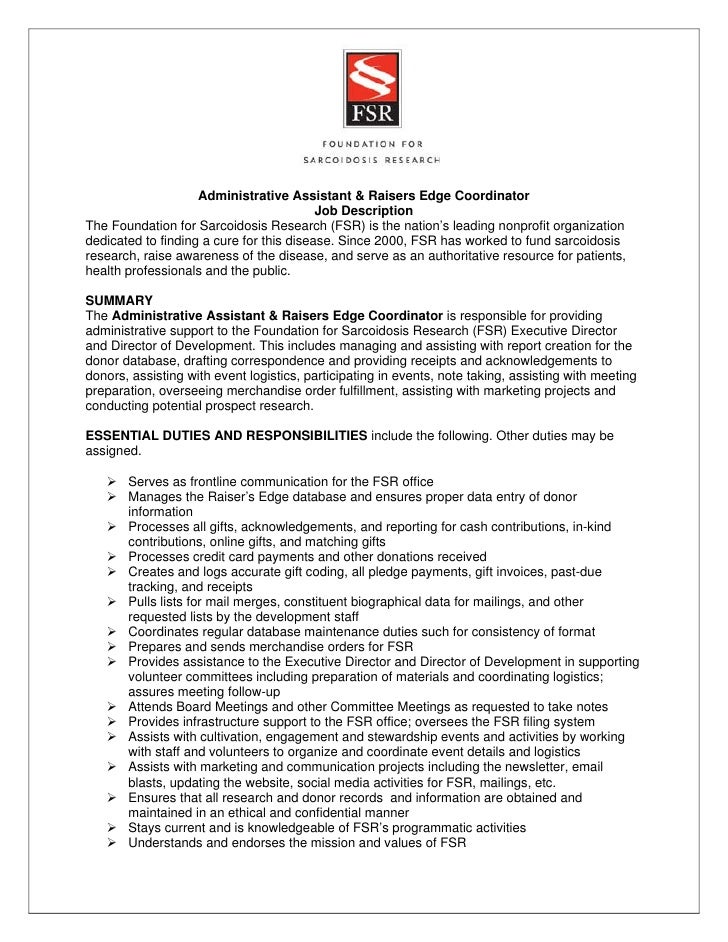 Administrative Assistant Job Description Pdf - 13+ Administrative Assistant Job Description Templates ... / Administrative assistant job description guide.