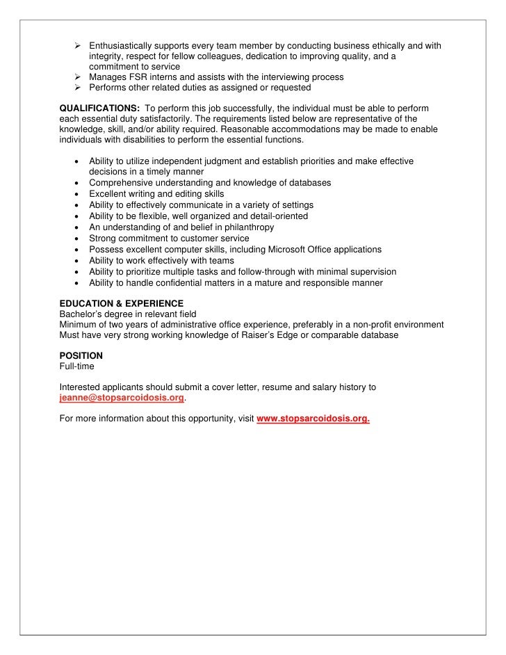 team member job description