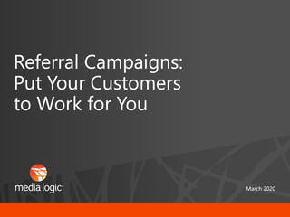 The Resurgence of Member-Get-Member Referral Campaigns