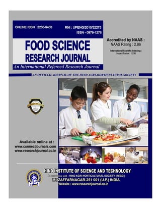 Food Science Research Journal
