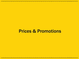 Prices & Promotions
 