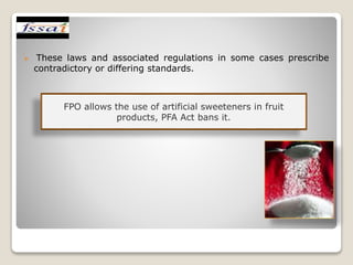 FOOD  SAFETY AND STANDARDS AUTHORITY   OF INDIA  REGULATIONS,2011-IMPACT ON INDIAN FOOD INDUSTRY 