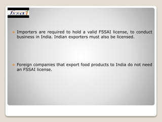FOOD  SAFETY AND STANDARDS AUTHORITY   OF INDIA  REGULATIONS,2011-IMPACT ON INDIAN FOOD INDUSTRY 
