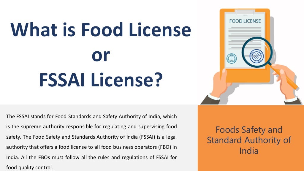 Fssai license