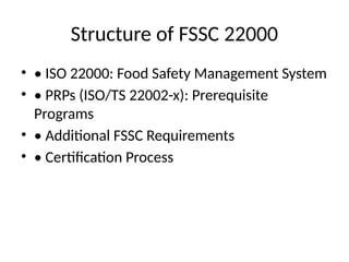 Comprehensive Guide to FSSC 22000 Version 6 and Food Safety Culture | PPTX