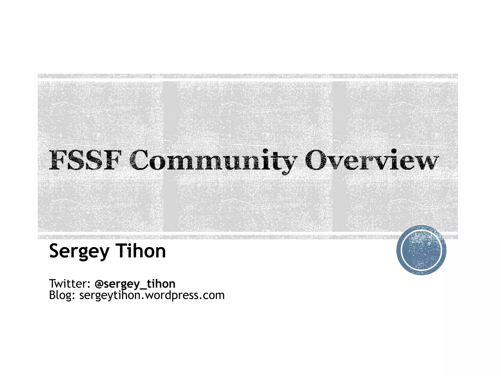 Sergey Tihon
Twitter: @sergey_tihon
Blog: sergeytihon.wordpress.com