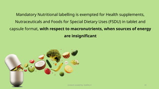 FSS Labelling & Display Regulations.pptx