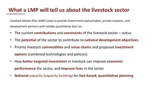 Livestock Master Plans (LMP)