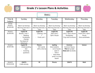 Calendar Lesson Plan For Grade 1 First Grade Calendar — Keeping My Kiddo Busy Calendar Lesson Plan For Grade 1 First Grade Calendar — Keeping My Kiddo Busy
