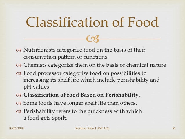Introduction to Food Science and Technology 101