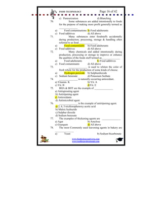 Fst mcqs 5 with answers key | PDF