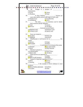 Fst mcqs 5 with answers key | PDF