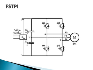 Four Switch Three Phase Inverter using Space Vector Modulation | PPTX