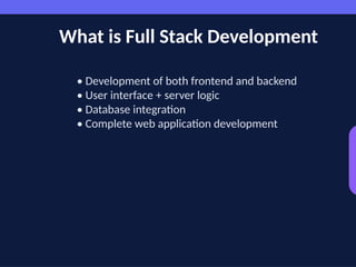 Comprehensive Full Stack Web Development Internship Experience and ...