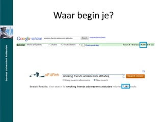 Waar begin je?