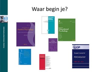 Waar begin je?