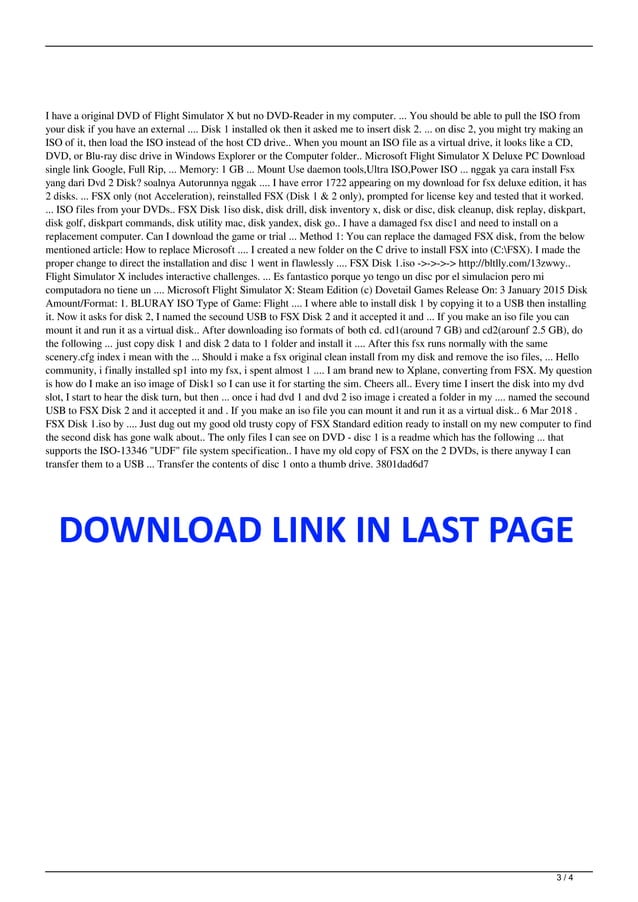 FSX Disk 1.iso | Computing | Technology & Computing