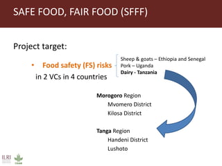 Food Safety and Zoonoses team activities in Tanzania