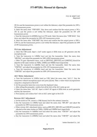 FT-897(D): Manual de Operação




          Página 82 de 91
 
