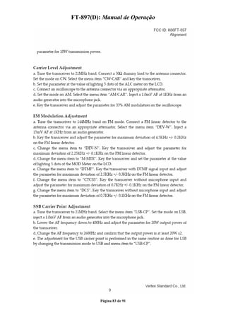 FT-897(D): Manual de Operação




          Página 83 de 91
 