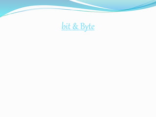 bit & Byte
 