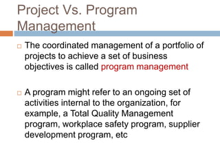 project management concepts | PPT