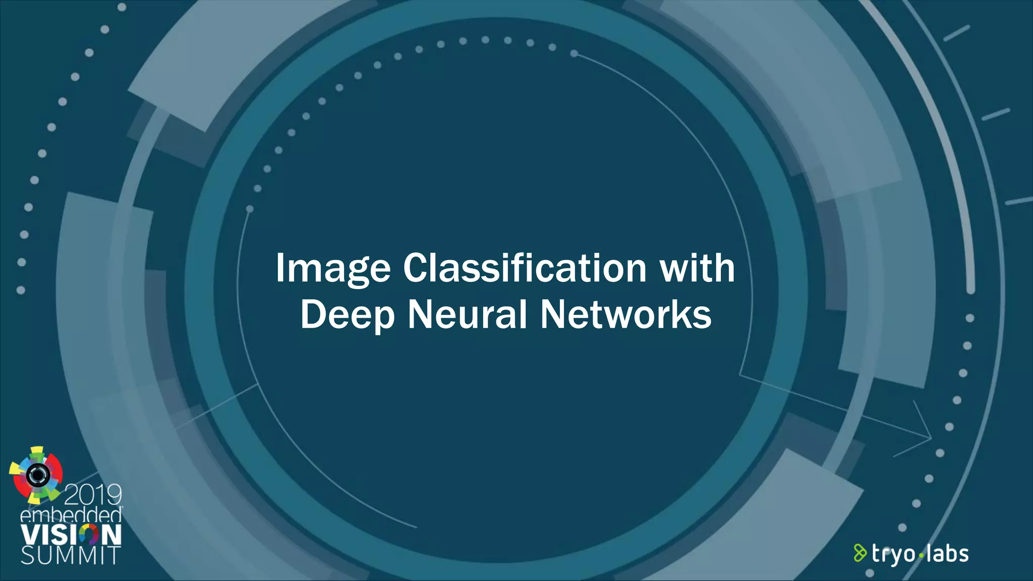 © 2019 Tryolabs Image Classification with Deep Neural Networks 