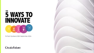 FinTech Scotland, 25th September 2024
 