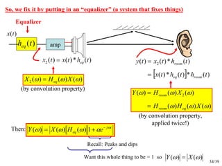 Fourier Transform in Signal and System of Telecom | PDF