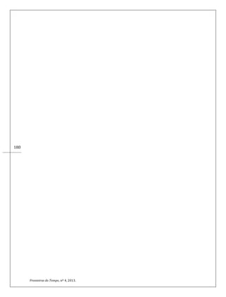 Fronteiras do Tempo, nº 4, 2013.
180
 