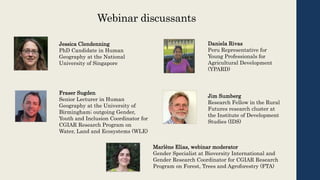 Rural youth and livelihood change