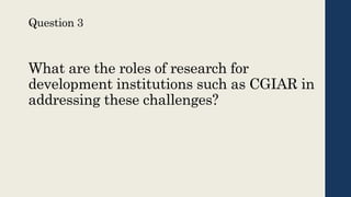 Rural youth and livelihood change