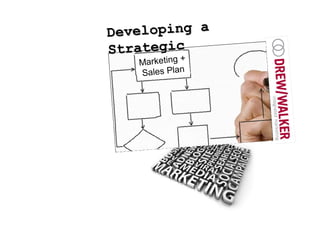 Developing aDeveloping a
StrategicStrategic
Marketing +
Sales Plan
 