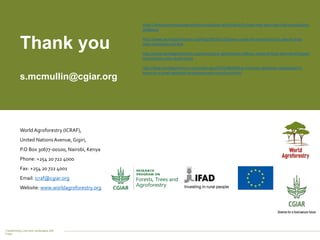 Trees on Farms - Diversity for Nutrition