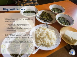 Integrated Community Based approach for farm, market and diet diversity