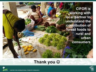 Dietary transition and food system disruption in forested areas of Indonesia