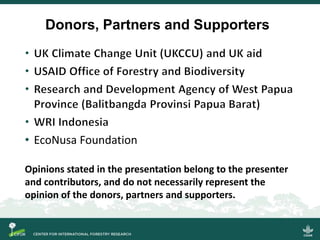 Dietary transition and food system disruption in forested areas of Indonesia